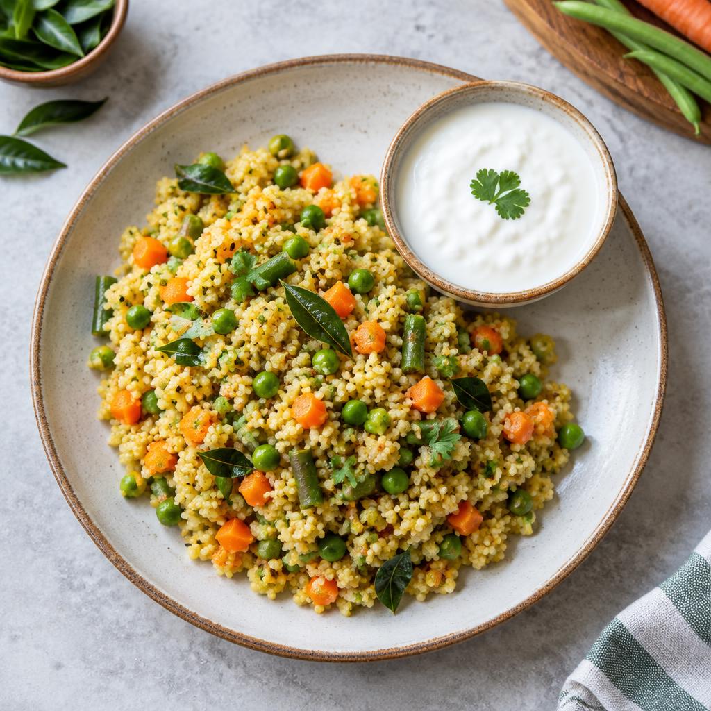 Millet Vegetable Upma by Rupas Home Foods